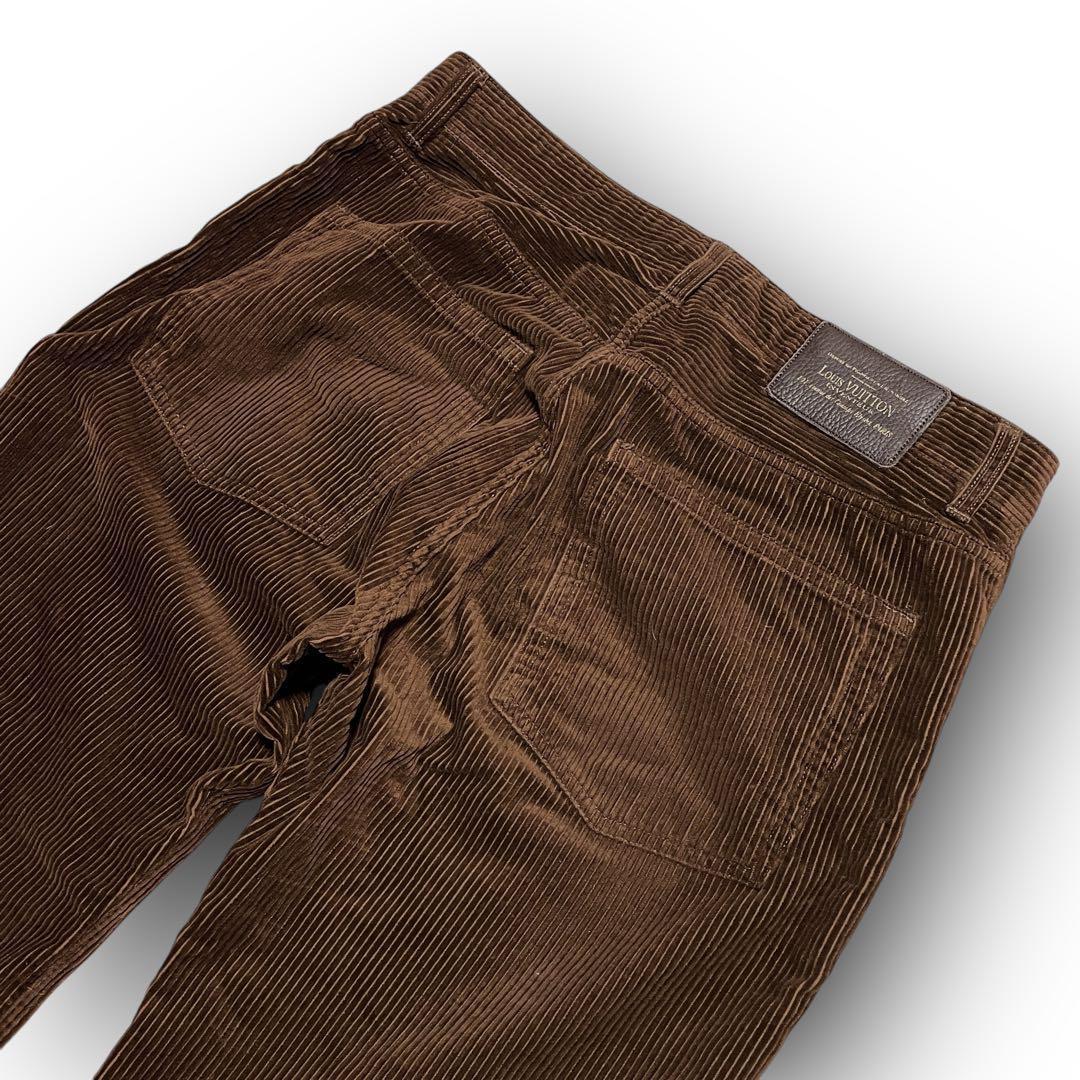 【美品】ルイヴィトン パンツ コーデュロイ Mサイズ ボトムス40