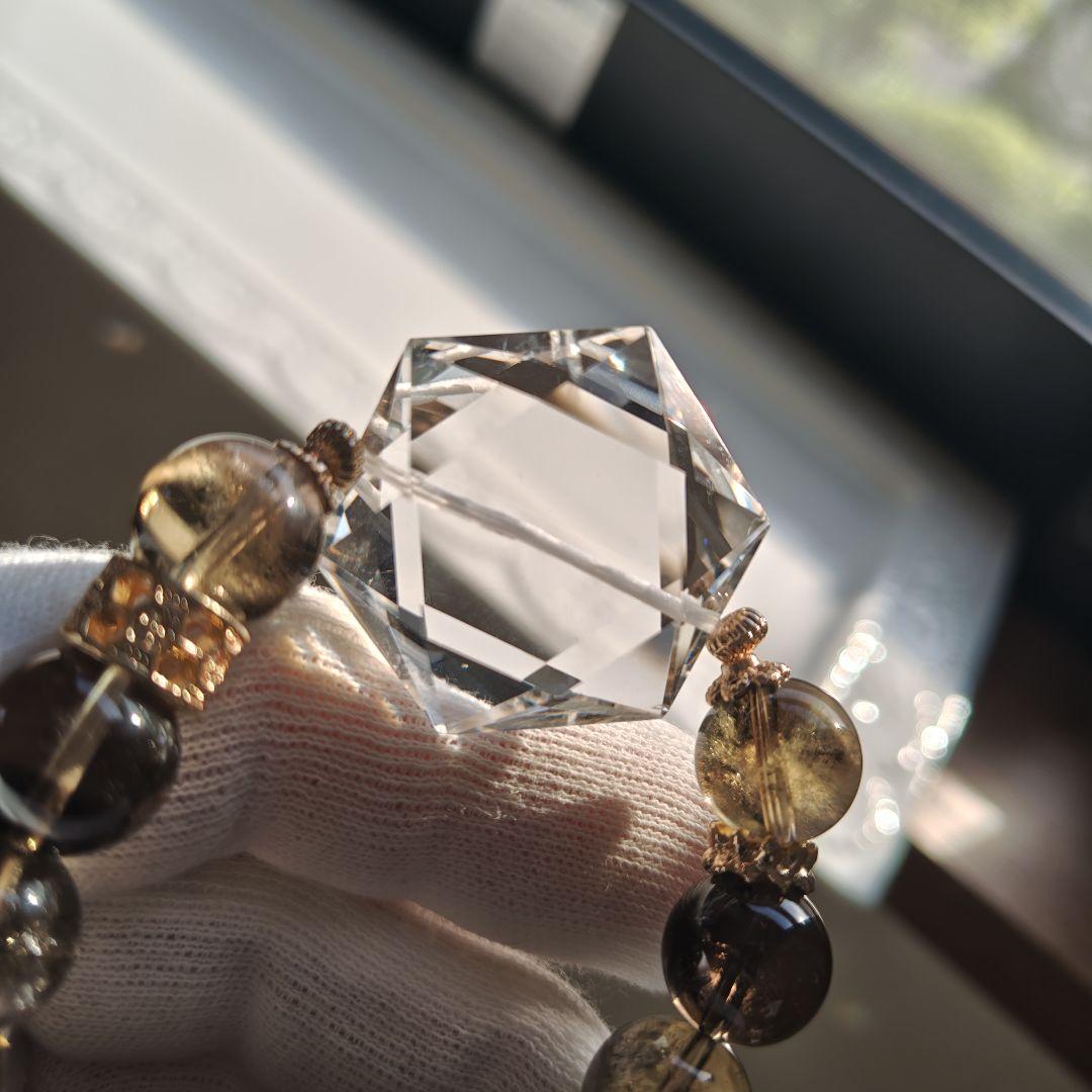 専用です♡新作♡水晶六芒星、オリーブクオーツ、スモーキー