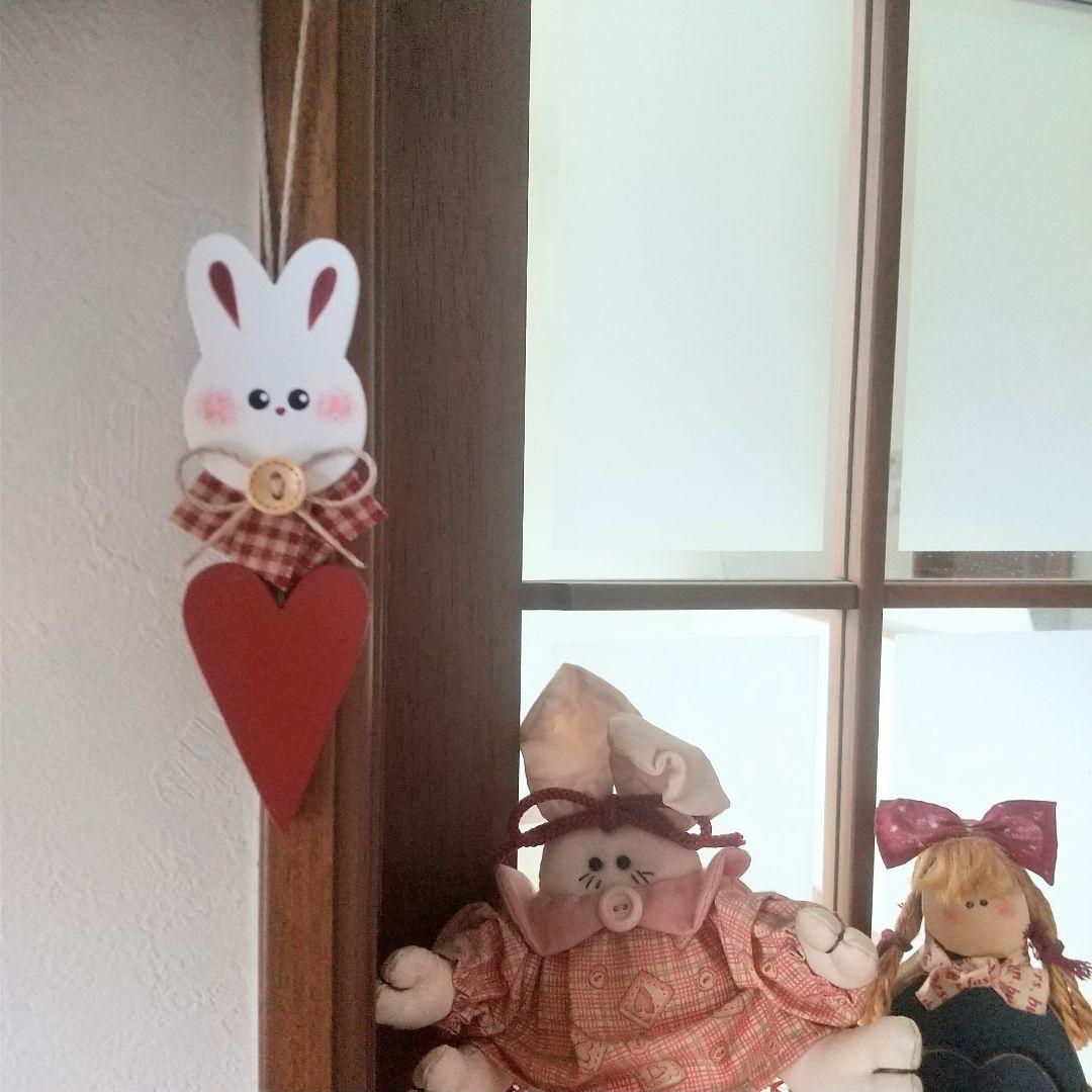 カントリー雑貨うさぎミニ トールペイント ハンドメイド 木製壁掛け ハート - メルカリ カントリー雑貨うさぎミニ トールペイント ハンドメイド 木製壁掛け ハート - メルカリ
