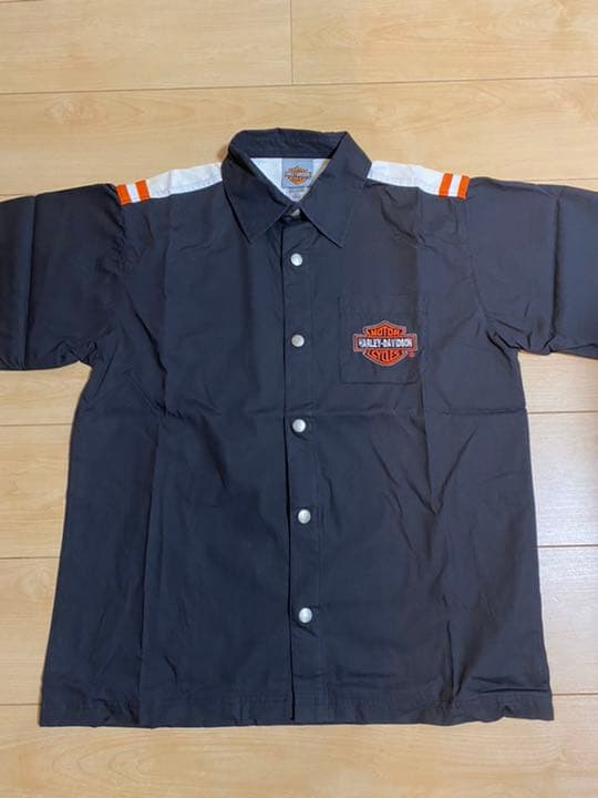 未使用〉ハーレーダビッドソン 半袖シャツ(黒・L) | bbqislands.net