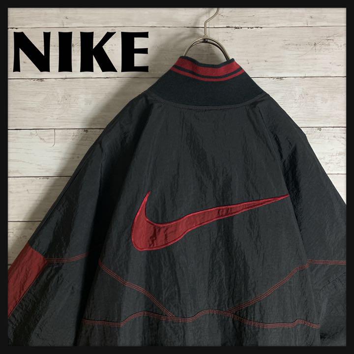 品揃え豊富で 【ハーフジップ】古着 90s ナイキ NIKE ナイロン 品揃え豊富で 【ハーフジップ】古着 90s ナイキ NIKE ナイロン