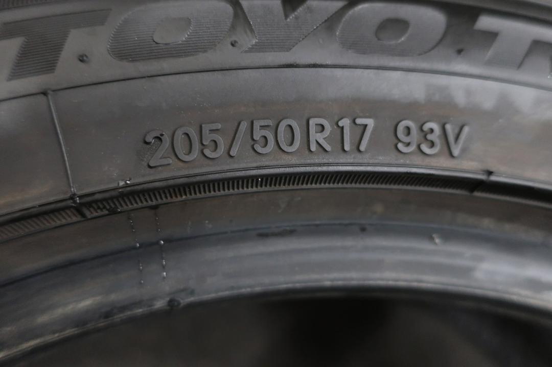 firoseous様送料込み　トーヨー　mp7　205/50R17　国産　4本