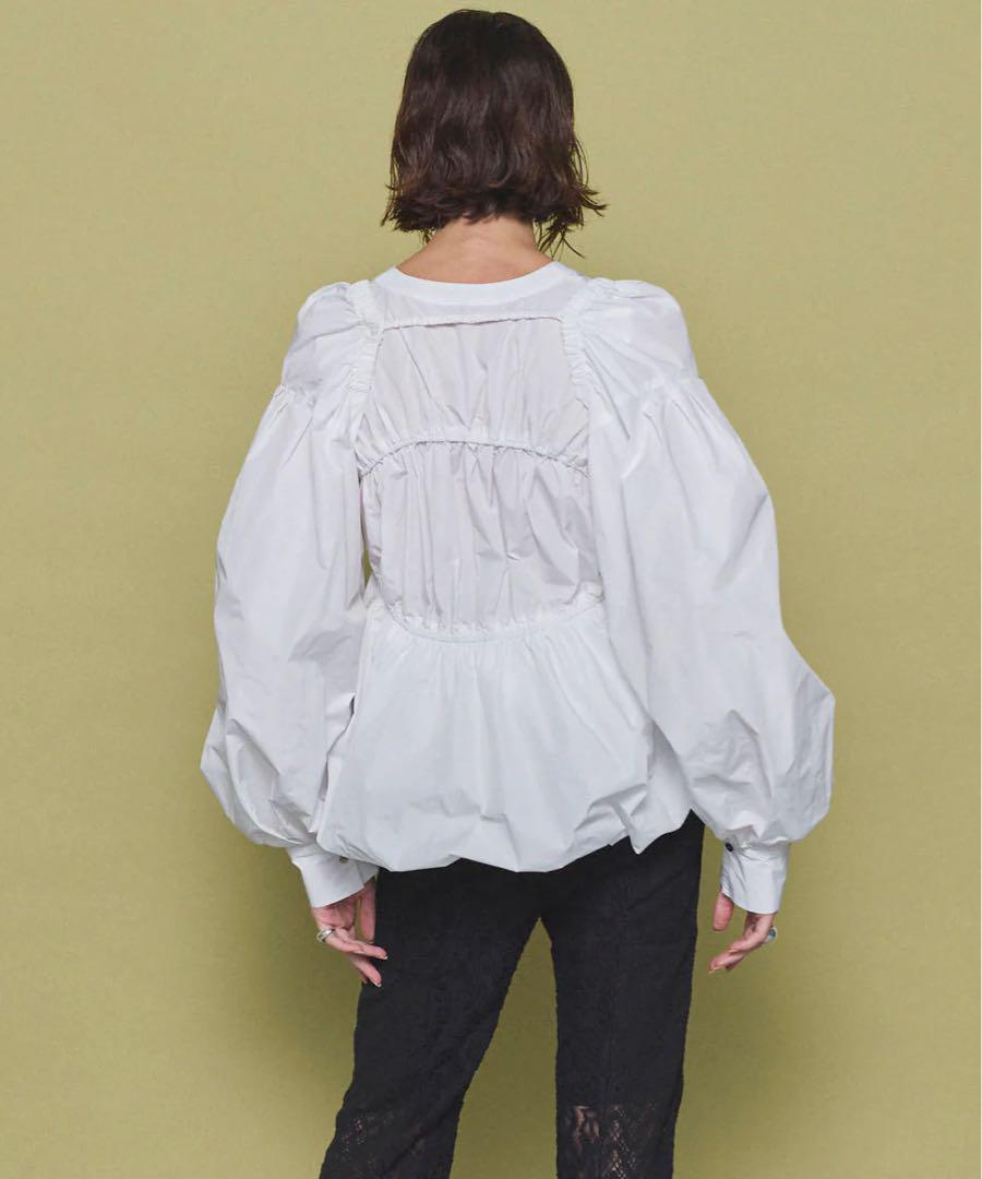 （完売品）メゾンスペシャル Multiway Taffeta Blouse