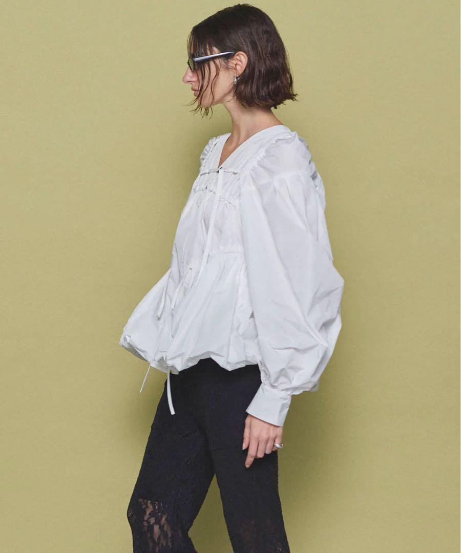 （完売品）メゾンスペシャル Multiway Taffeta Blouse