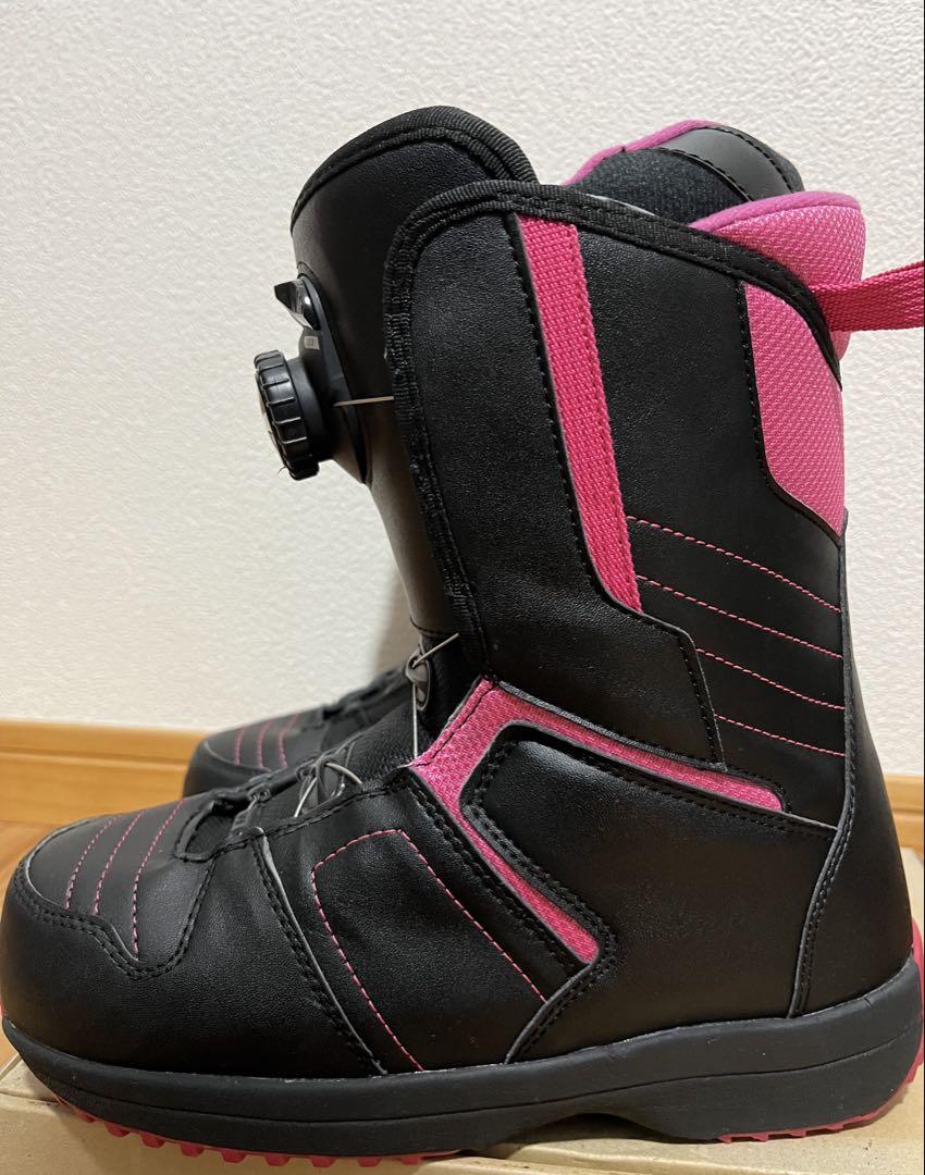 スノーボード ブーツ レディース 24~24.5 IGNIO BOA ボア 黒