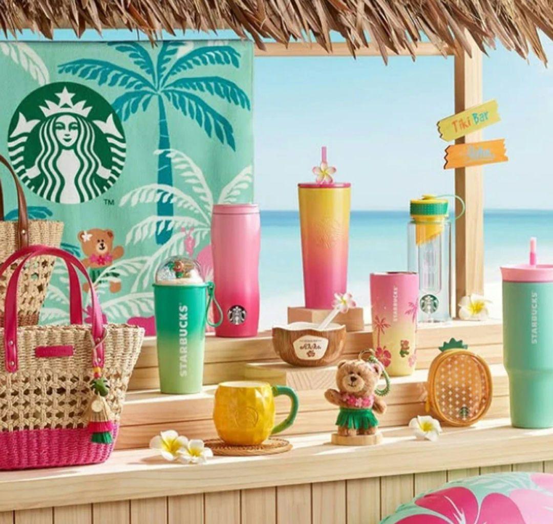 【韓国スタバ】Aloha Summer★Aloha Bearista Keychain 韓国スタバ】Aloha Summer☆Aloha Bearista Keychain (Starbucks