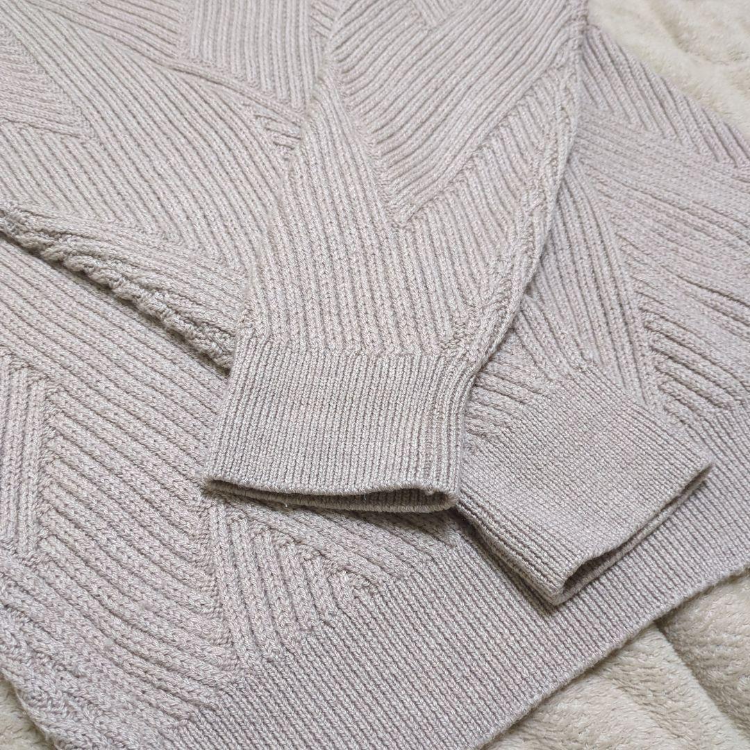 JOHN SMEDLEY タートルネックセーター ALLWOOD ベージュ M