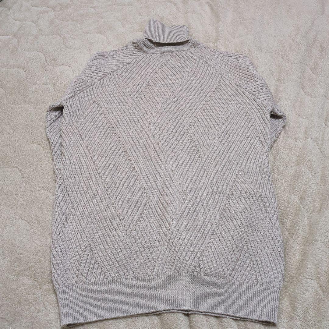 JOHN SMEDLEY タートルネックセーター ALLWOOD ベージュ M