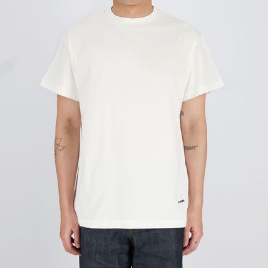 JIL SANDER ホワイト Tシャツ 3枚セット - メルカリ