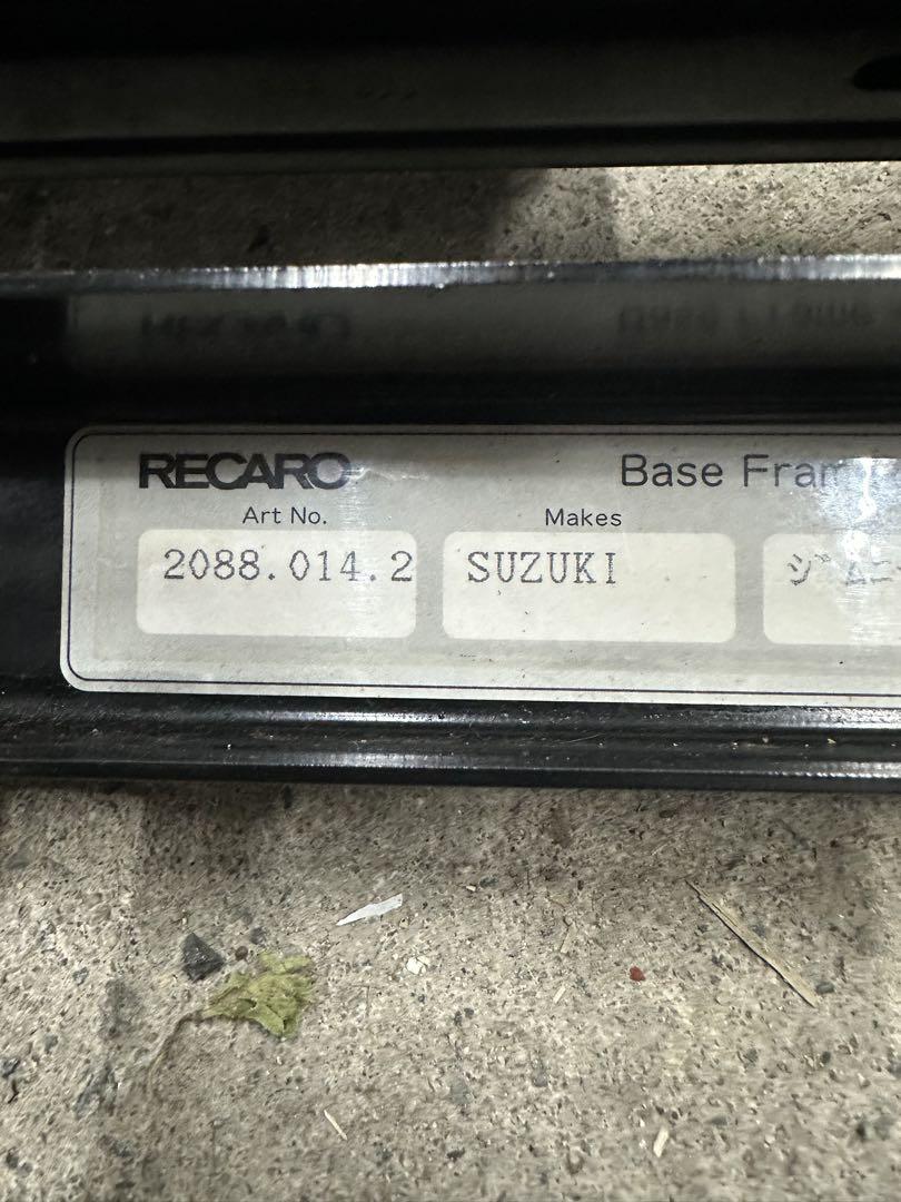 ジムニーja12 jb23用　レカロシートレール　運転席