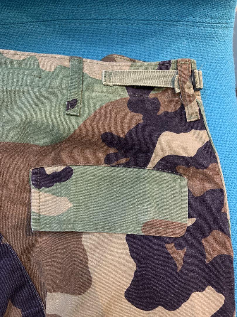実物ミリタリー米軍 1997年　USウッドランドカモ BDU カーゴパンツ