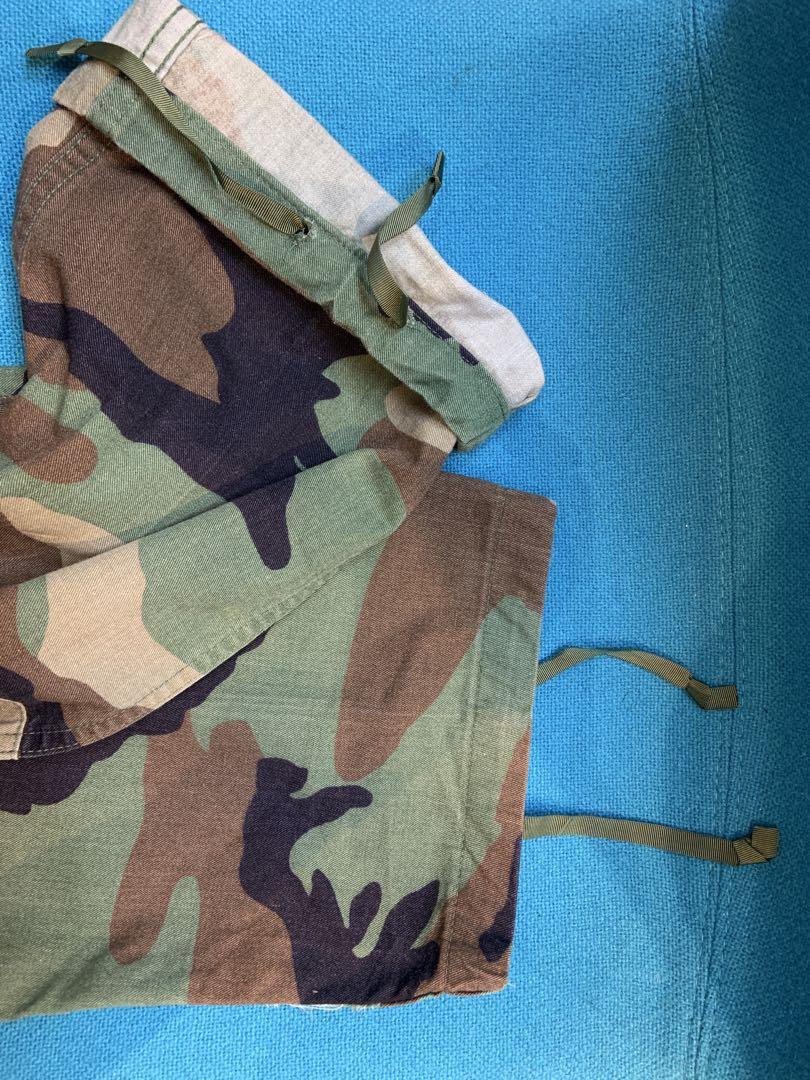 実物ミリタリー米軍 1997年　USウッドランドカモ BDU カーゴパンツ