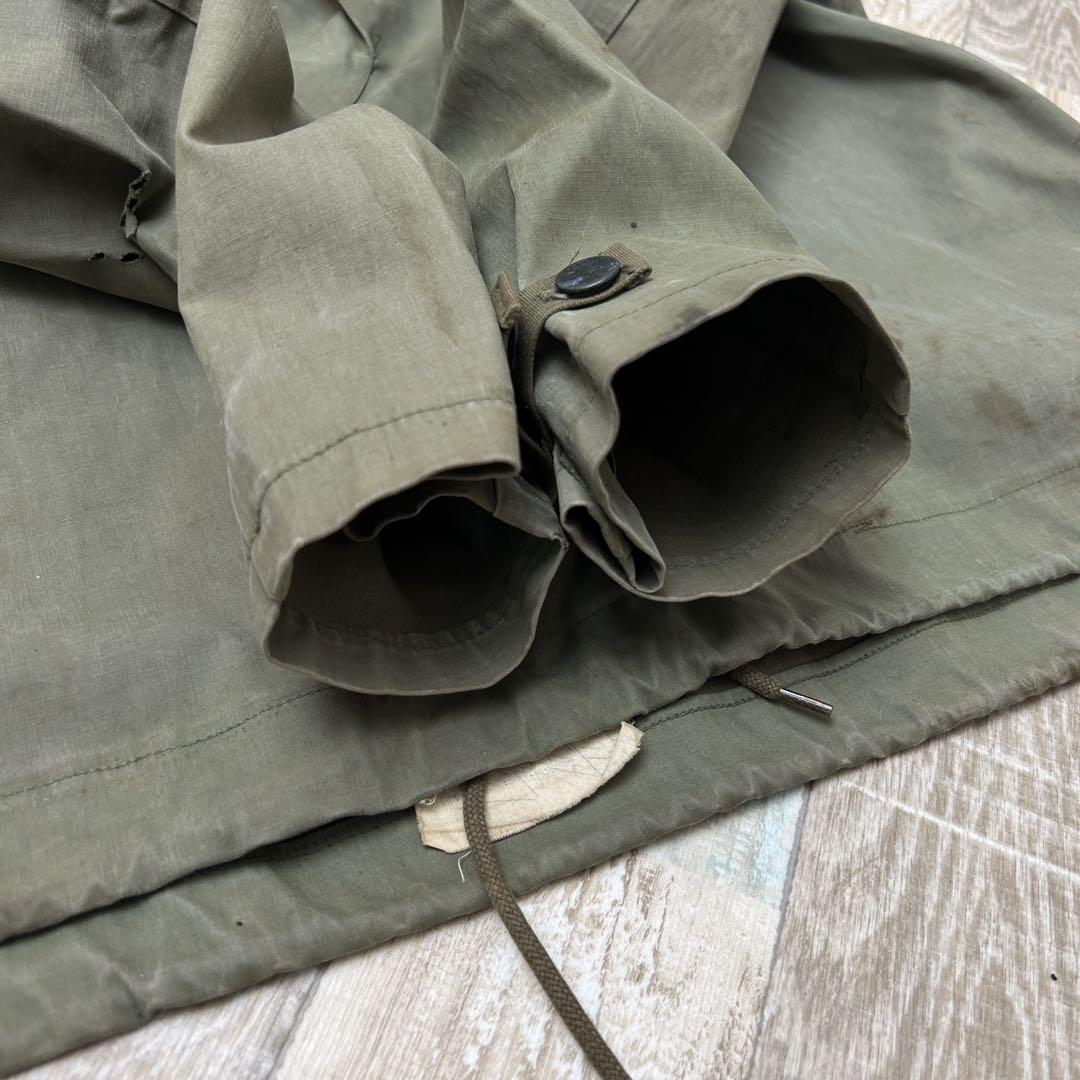 希少 40s US NAVY USN 海軍 デッキパーカー レインパーカー M