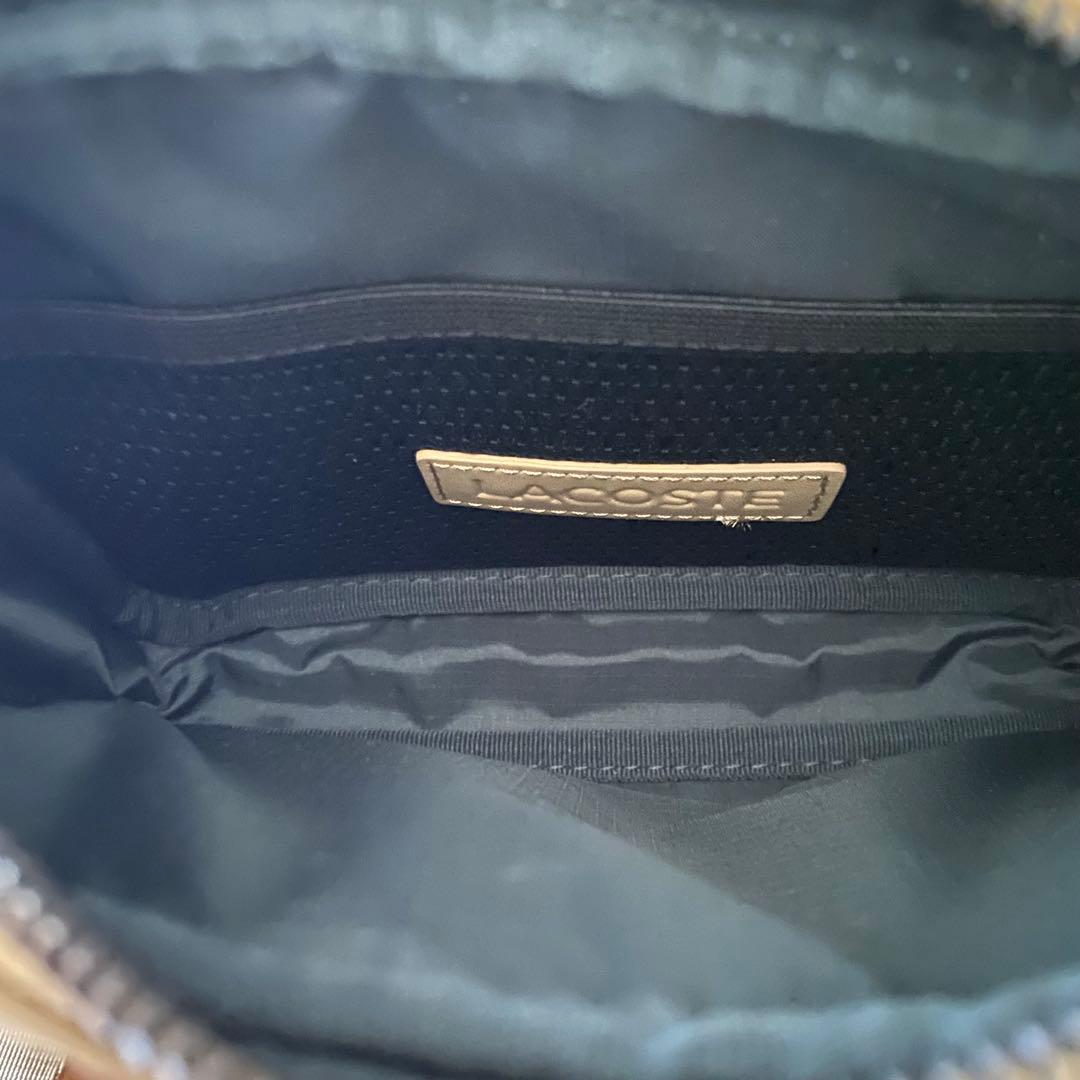 【極美品】LACOSTE ラコステ モノグラム ミニショルダーバッグ 【極美品】LACOSTE ラコステ モノグラム ミニショルダーバッグ