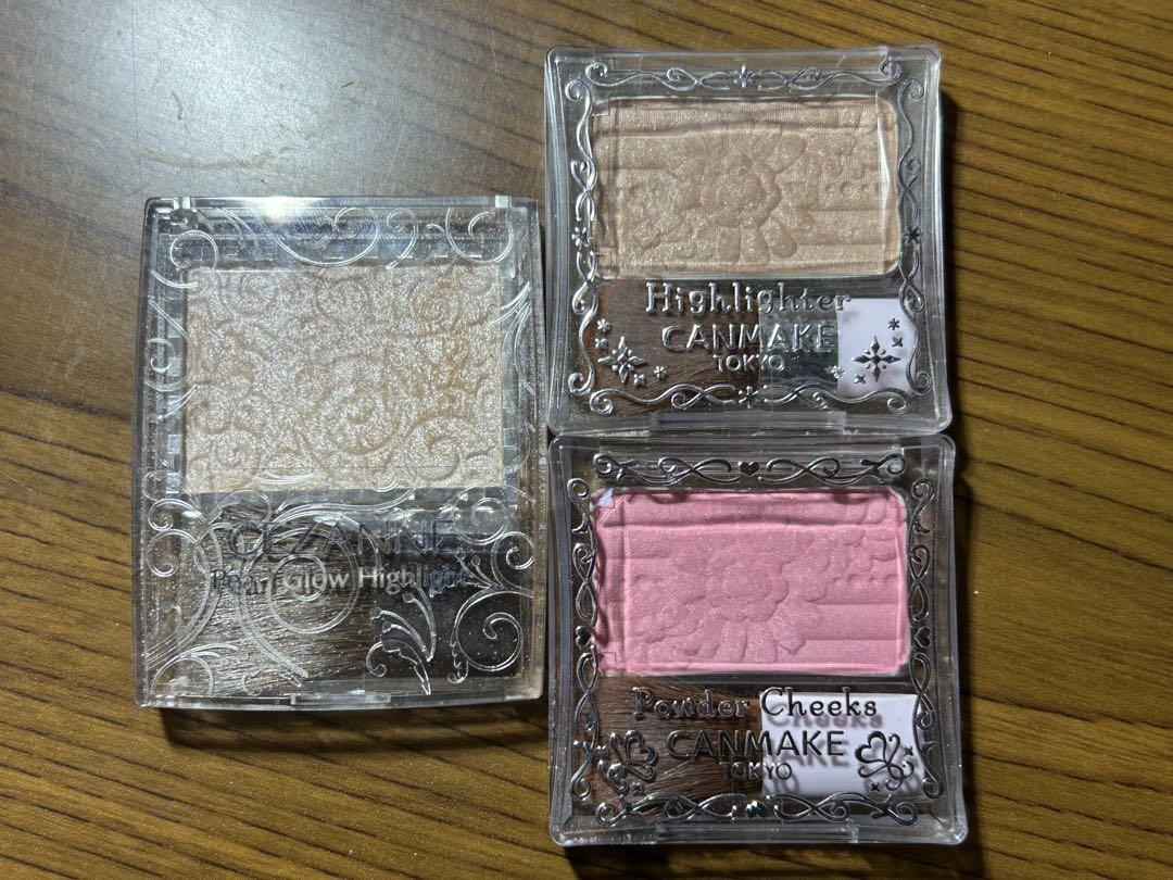 ハイライト＆チーク 3個セット