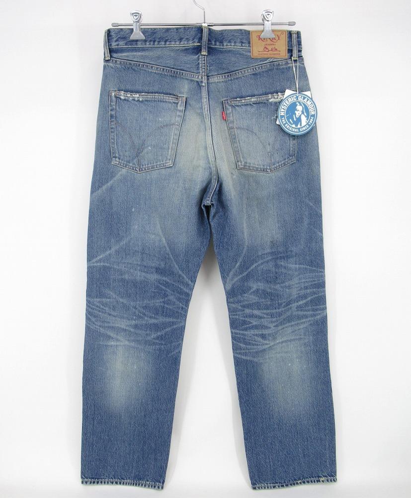 定価50600円 22SSS ヒステリックグラマー　メンズ　WPC加工　デニム ☆22SS☆ヒステリックグラマー WPC加工 60´S XXデニムパンツ