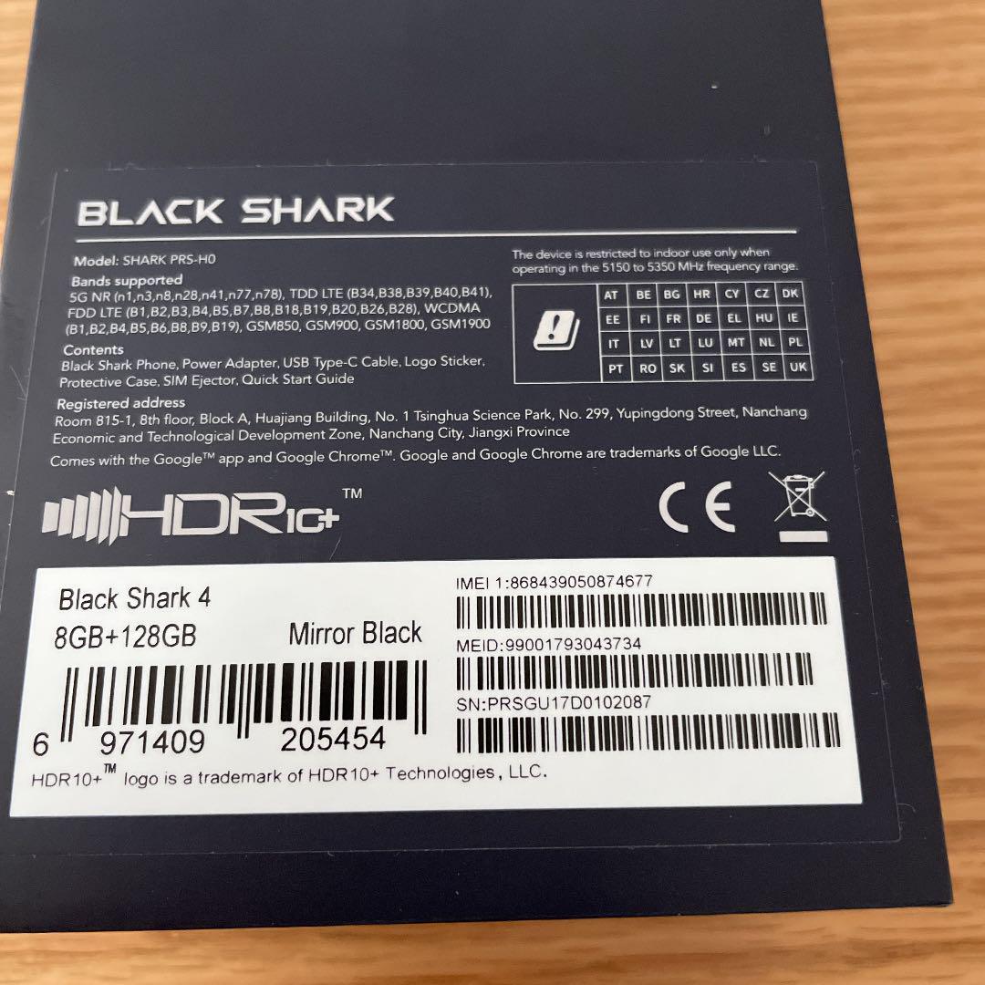即納得価 ブラックシャーク4 グローバル版 8kBTR-m44441919560 定番高品質