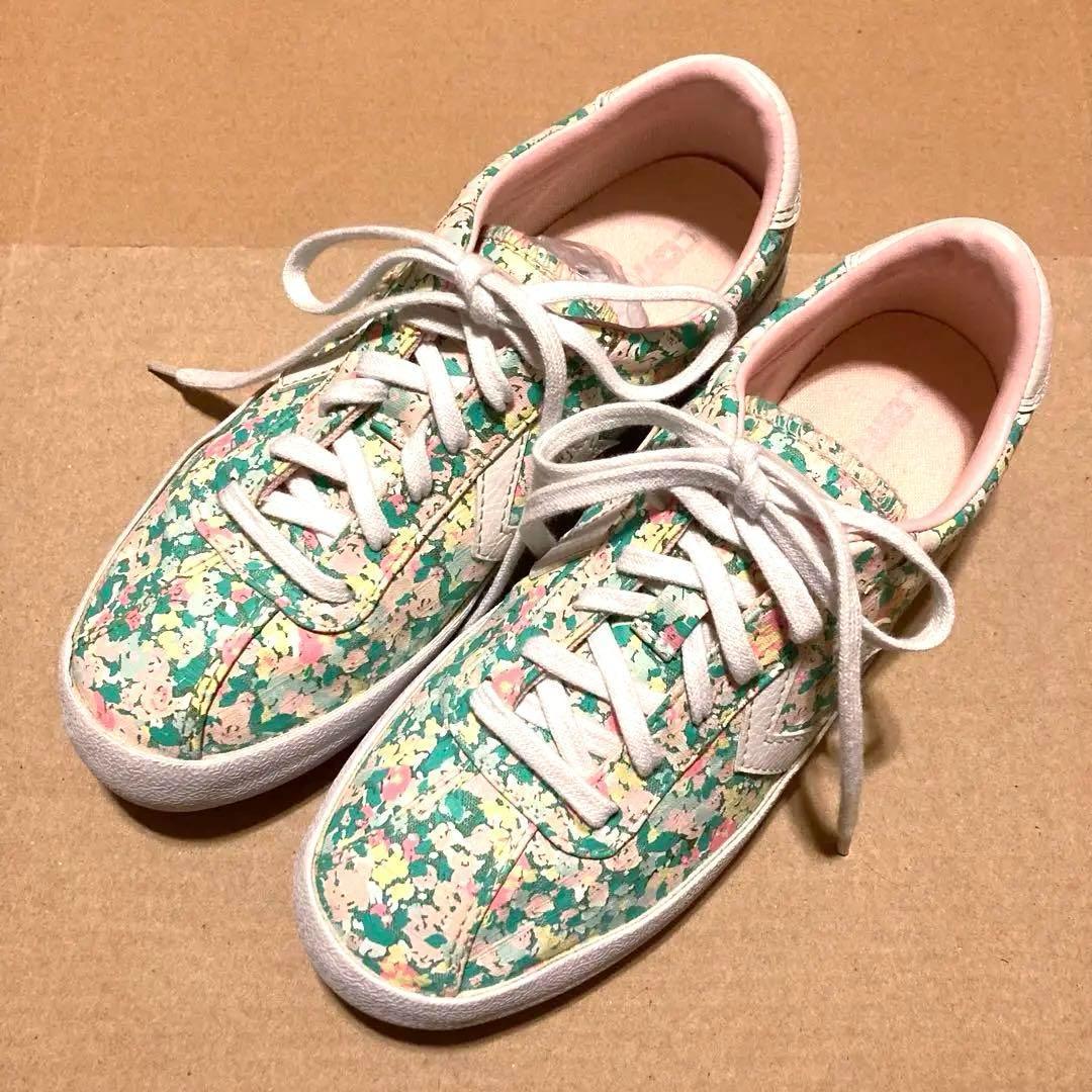 【美品】コンバース Breakpoint Ox 花柄 スニーカー 24cm