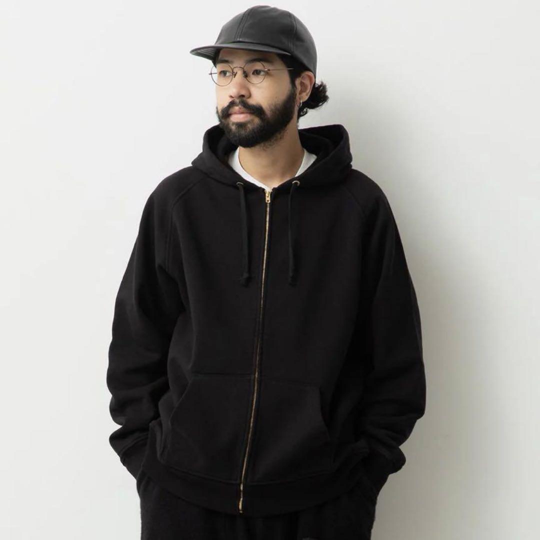 24AW COMOLI コットン裏毛ジップパーカ 3