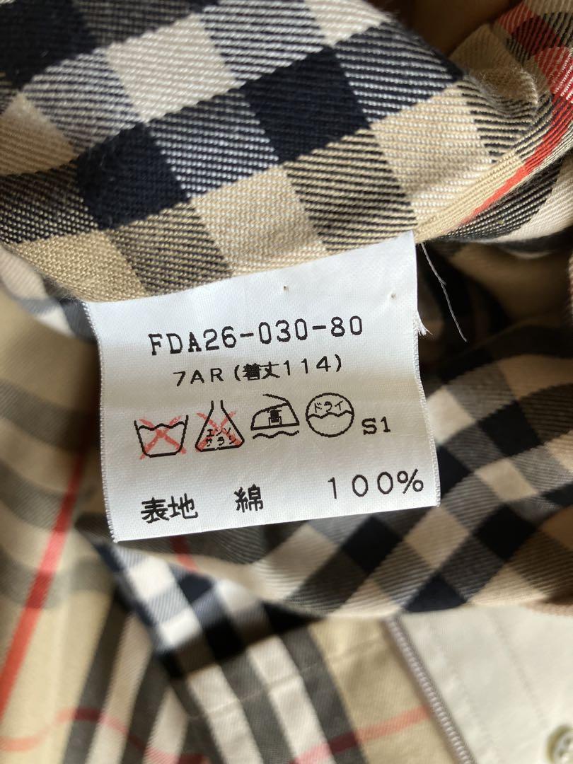 バーバリーロンドン　トレンチコート　ノバチェック　ベージュ　ライナー付き