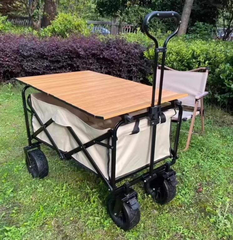折りたたみアウトドアテーブル 木製天板