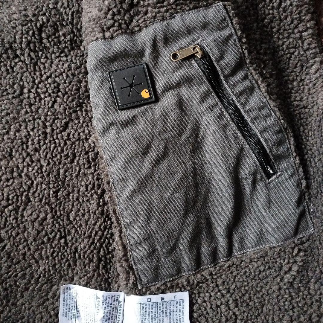 希少！超レア！【carhartt】ダックベスト裏ボアブラウン