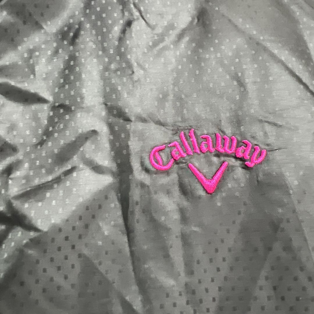 Callaway ウィンドブレーカー LL ブラック/ピンク