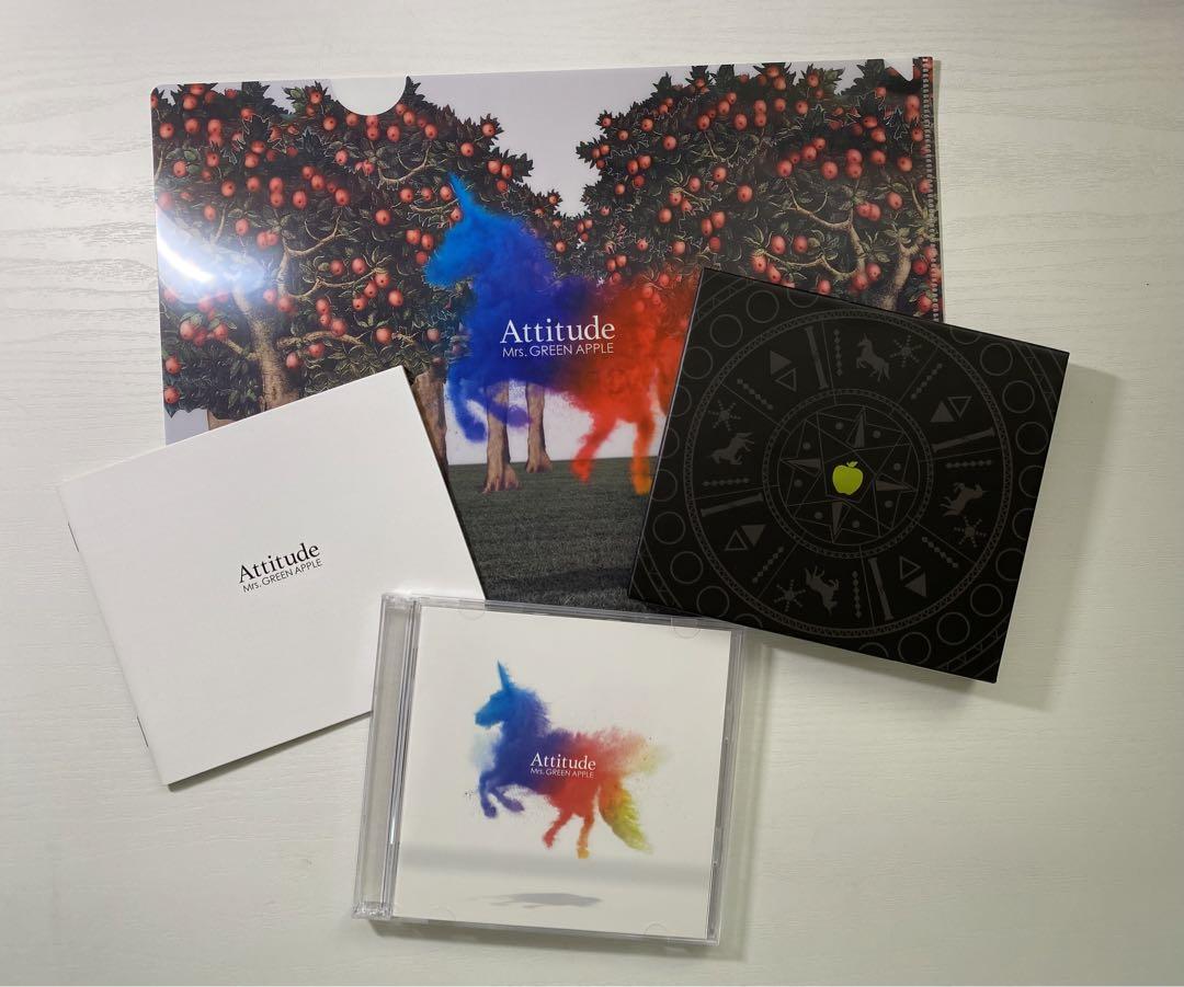 初回限定盤 特典付】Attitude/Mrs. GREEN APPLE 邦楽 初回限定盤 特典付】Attitude/Mrs. GREEN APPLE 邦楽