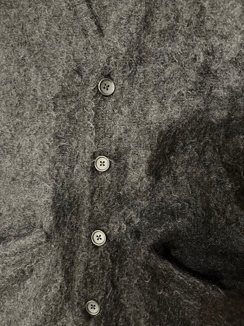 stein / KID MOHAIR CARDIGAN(BLACK)