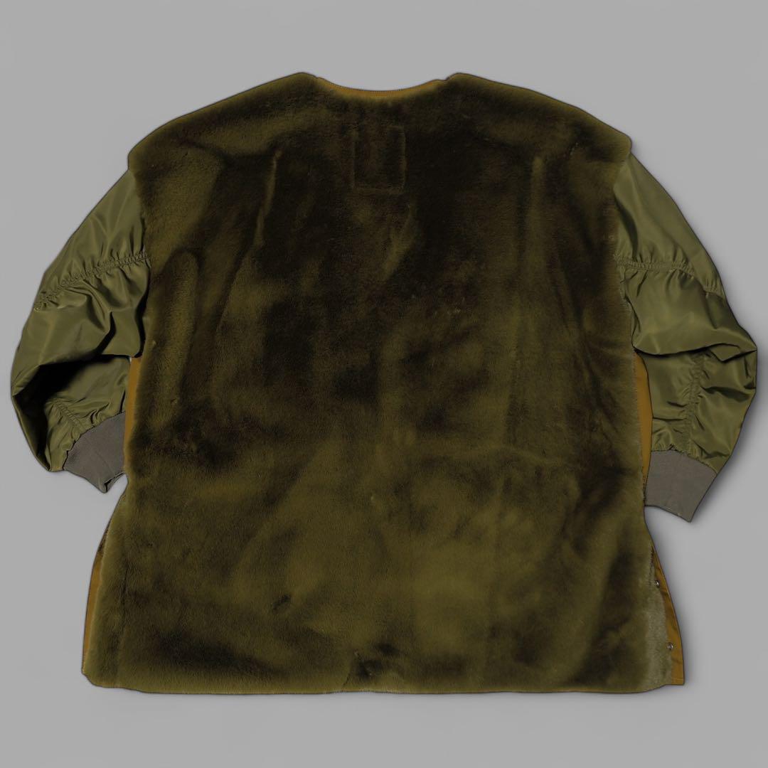 美品★今期★24AW★etsinta★ファー切替 ジャケット★MA-1★エシンタ etsinta（エシンタ）の「≪新色登場≫【etsinta/エシンタ