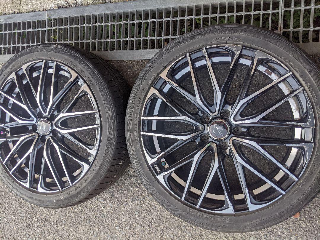 Weds LEONIS SK レオニス18インチ タイヤホイールセット 2本