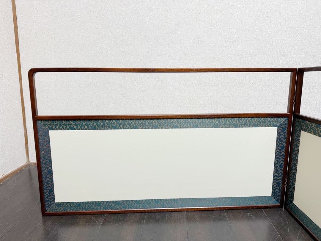 未使用 茶道具 こまつなぎ 風炉先屏風 裏白 上透かし 両面使い 元箱 未使用 茶道具 こまつなぎ 風炉先屏風 裏白 上透かし 両面使い 元箱