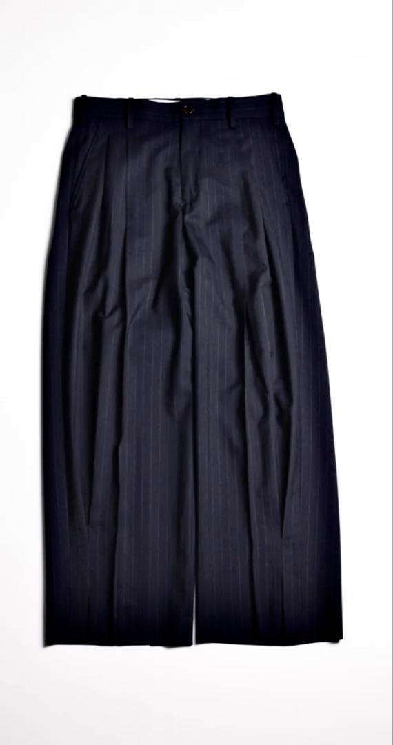 KHOKI 25SS Pinstripe-pattern pants スラックス