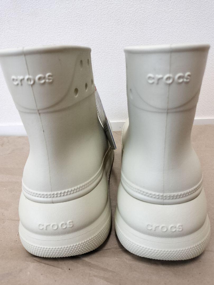 る☆新品☆クロックス　クラシック クラッシュブーツ　オフホワイト23cm