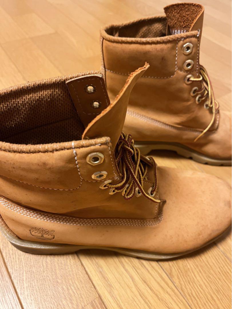 注目の福袋をピックアップ！ Timberland レザー製ベージュハイカットブーツ - メルカリ 靴
