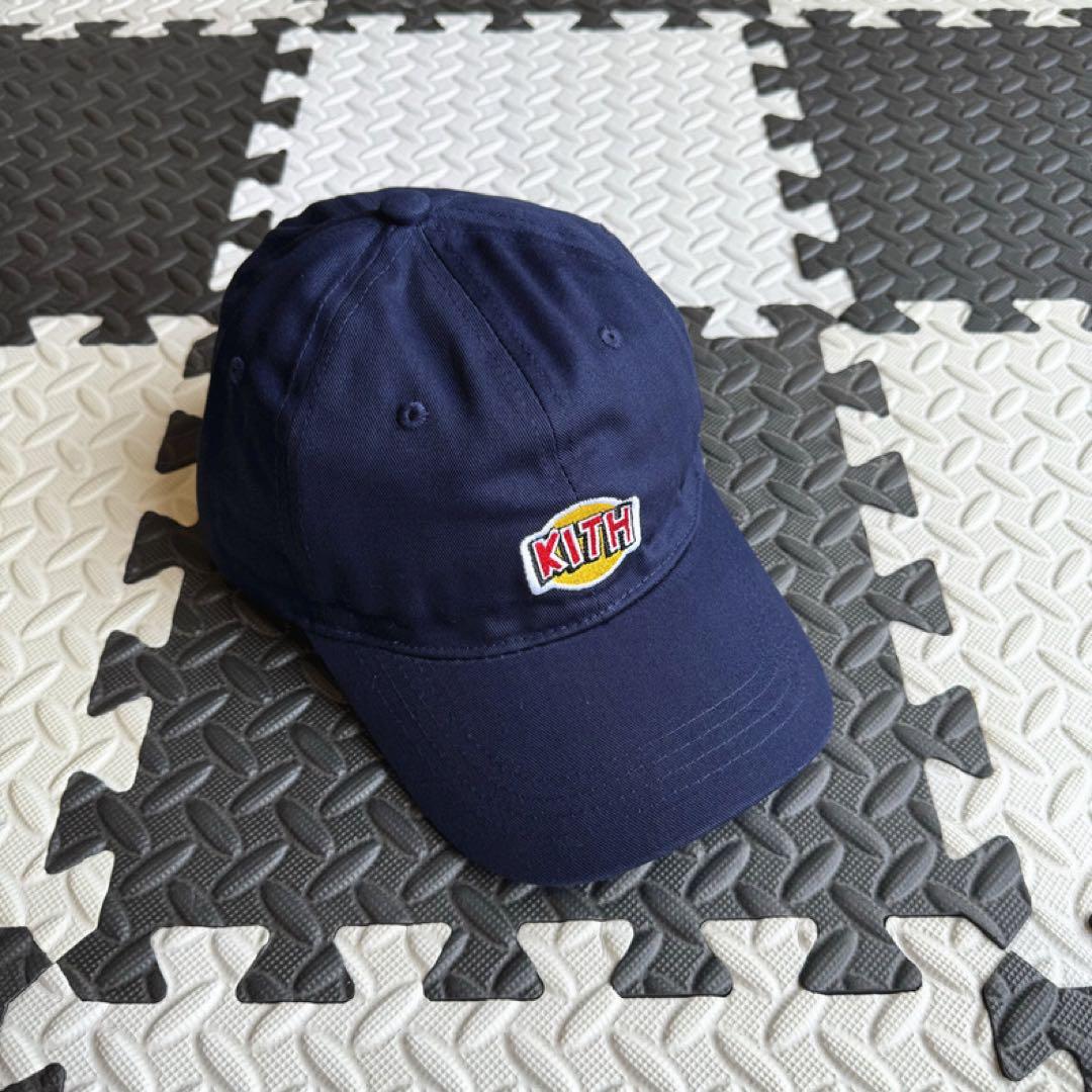 100 ％品質保証 KITH ネイビーキャップ - メルカリ 帽子