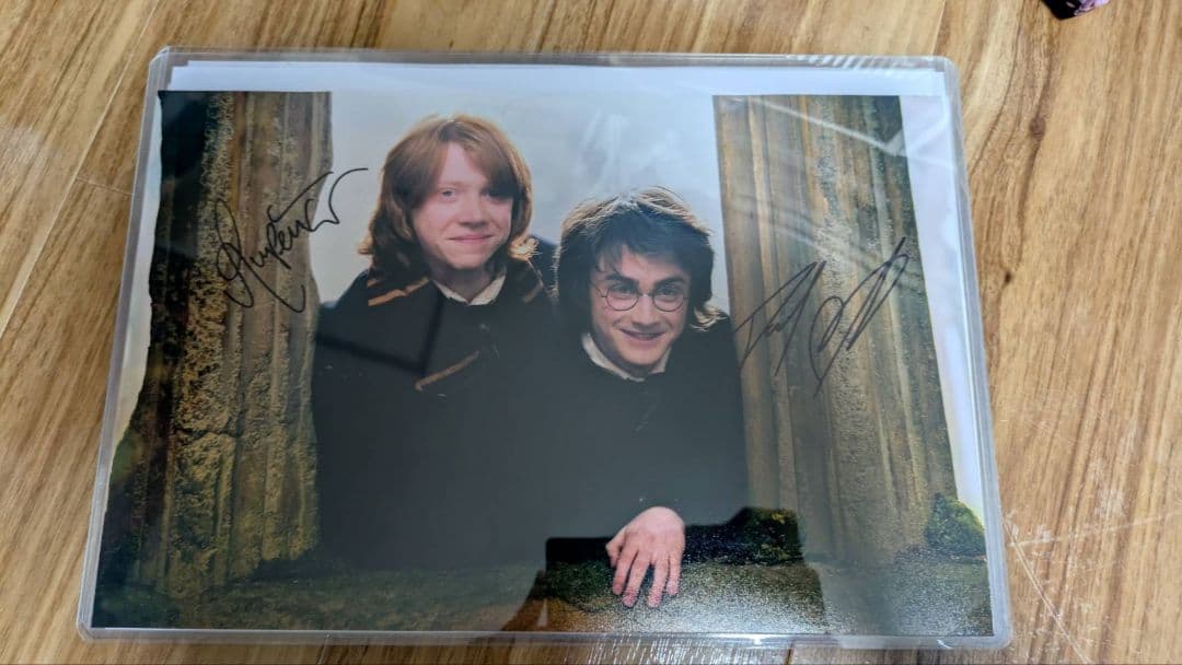 ハリーポッター ロン ハリー ダニエル ラドクリフ ルパート グリント サイン