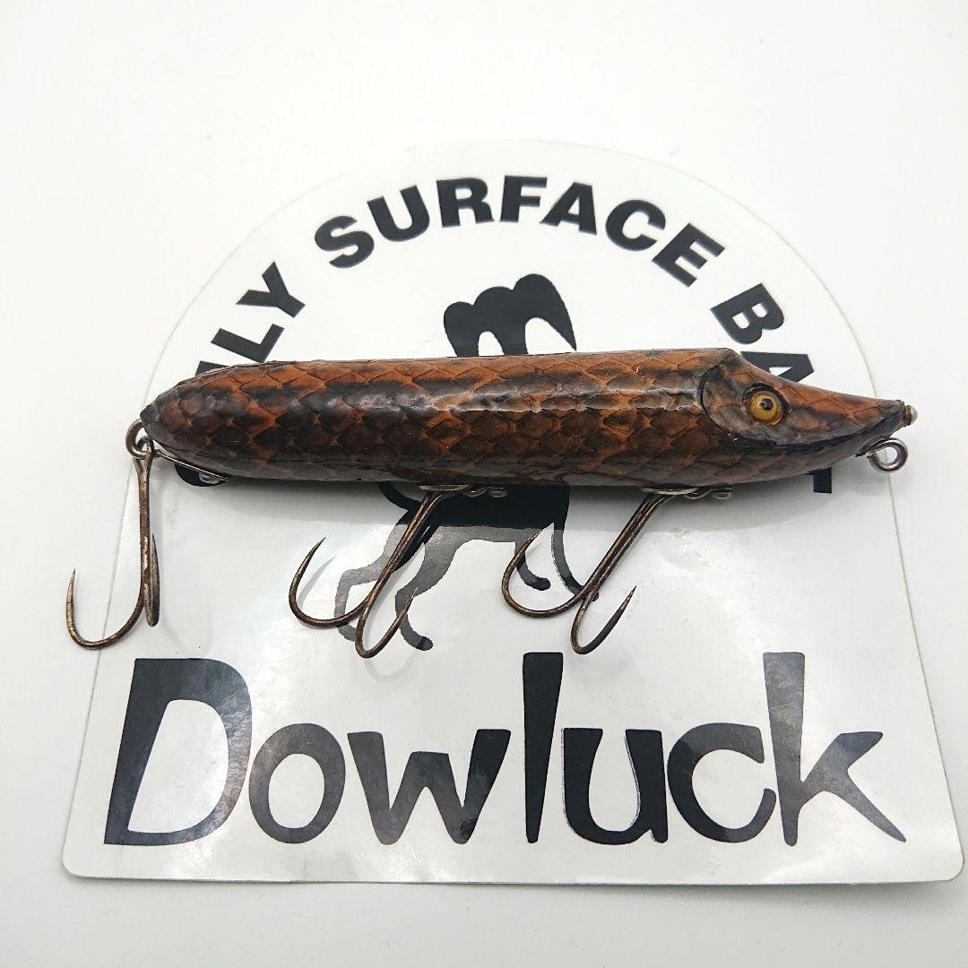 道楽 Dowluck 水上パイク 蛇革？シール付き