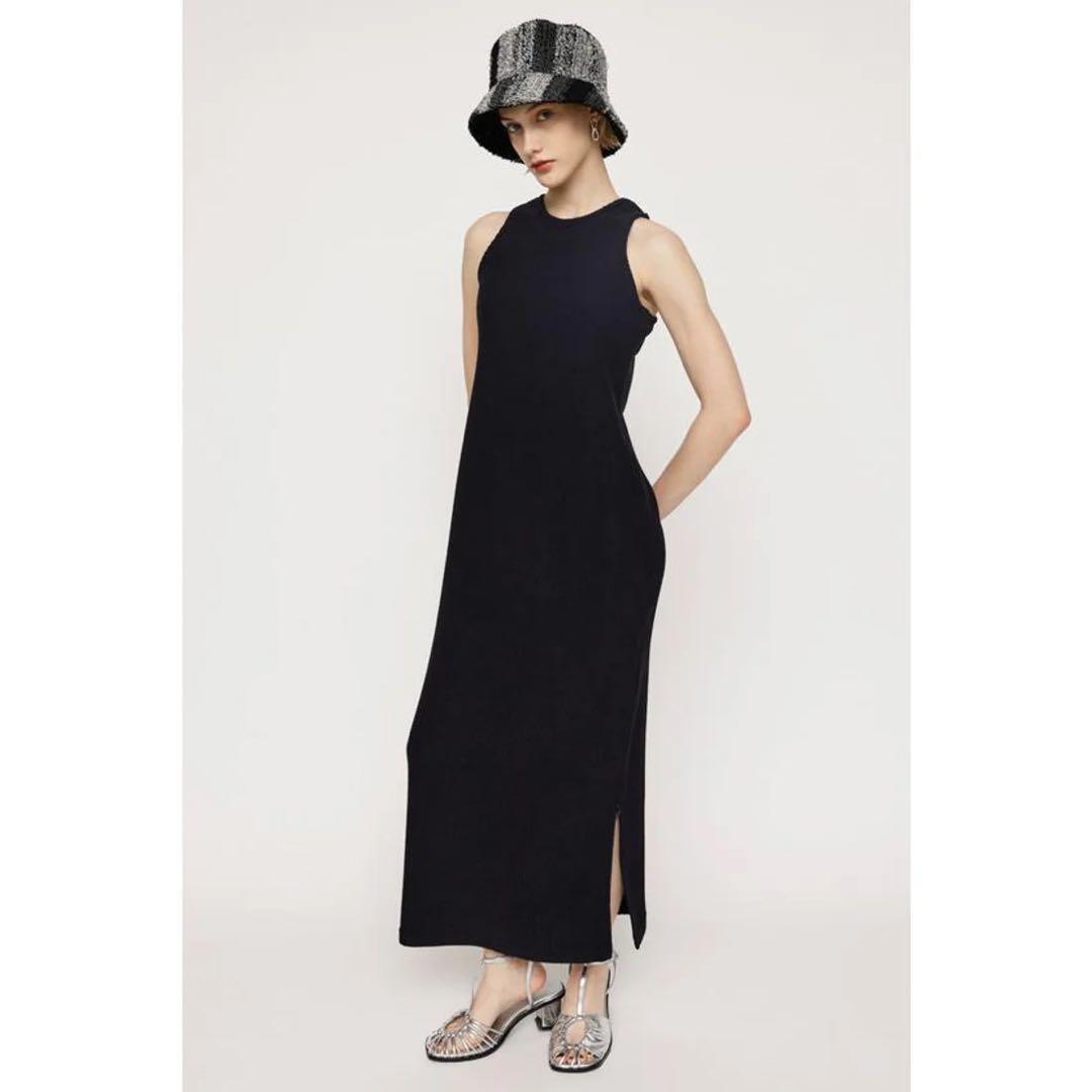 SLY BUMPY CUT SIDE SLIT ロングワンピース