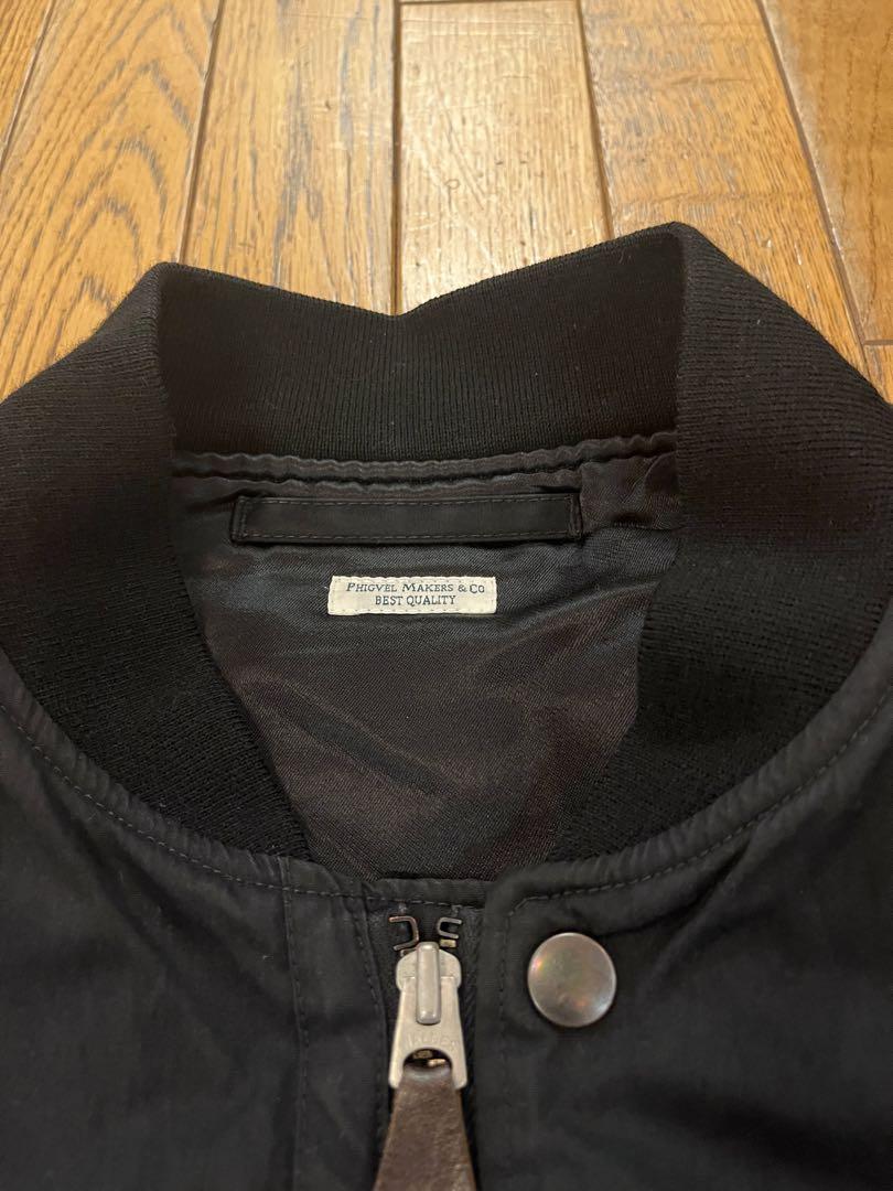 phigvel aviator jacket フライトジャケット コート 画像2