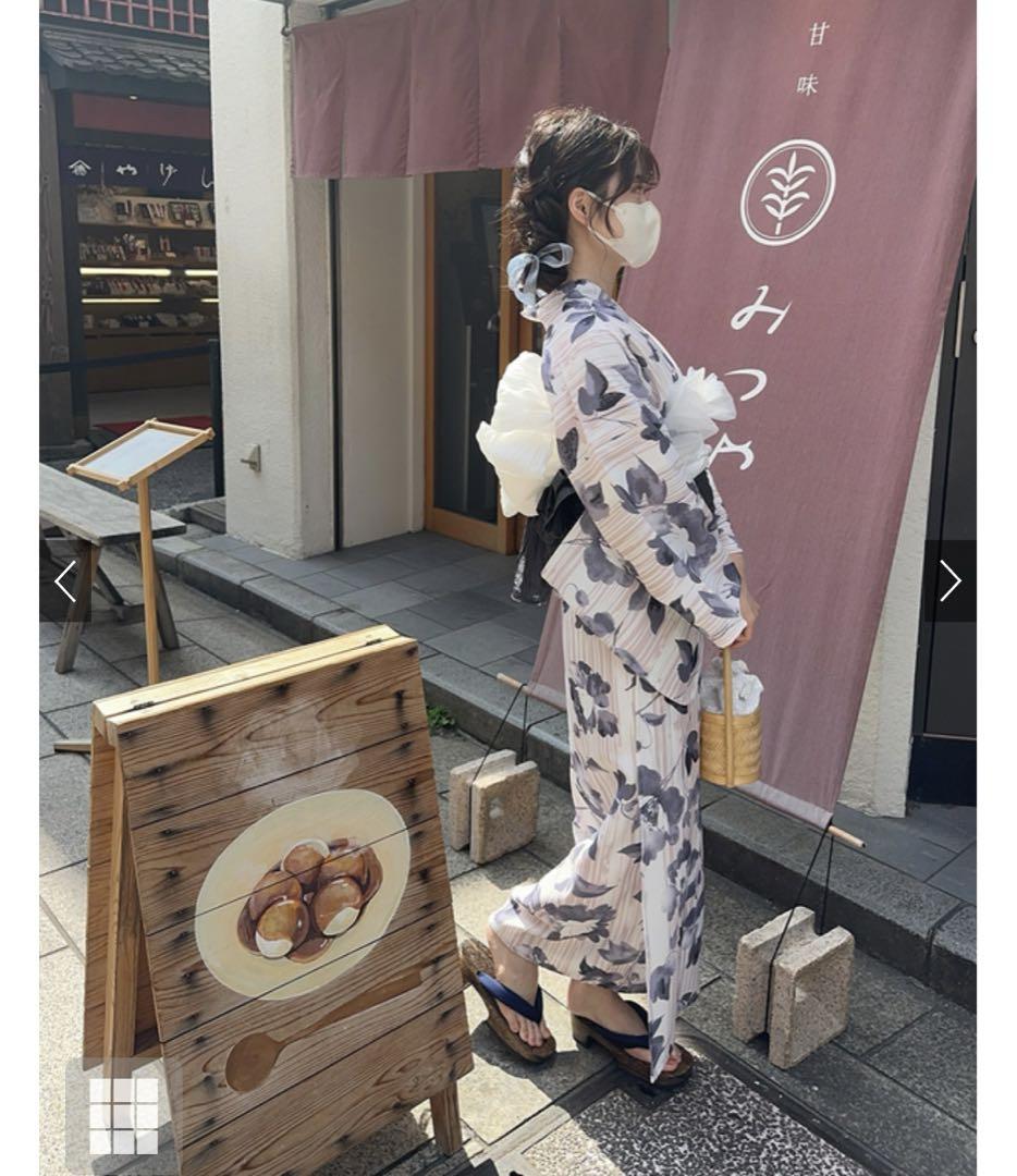 ⚠️今日まで水彩花柄浴衣セット　グレイル　浴衣　gi1505 水彩花柄浴衣セット[gi1505] | レディースファッション通販の