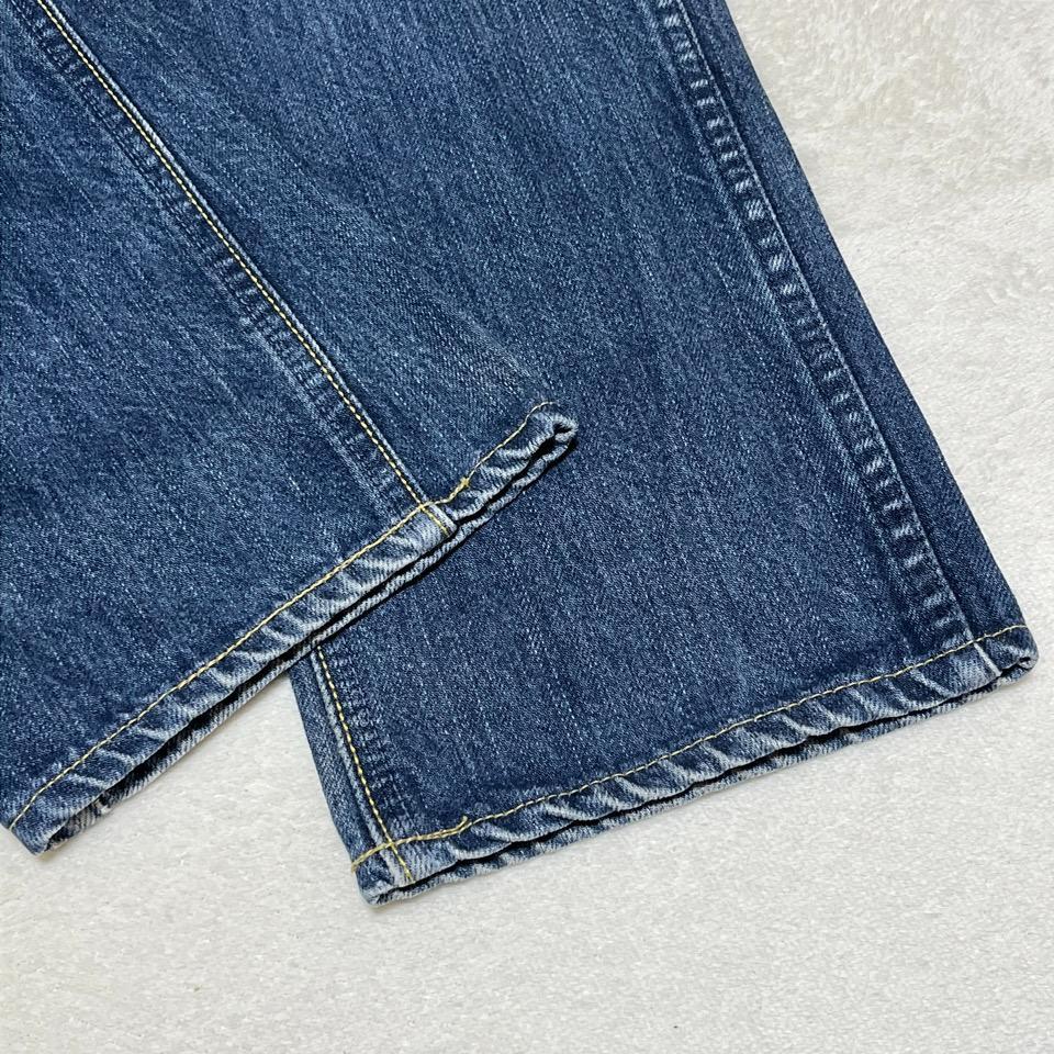 【レア品】BLUE BLUE ブルーブルー デニムピーコート Mサイズ BLUE BLUE（ブルーブルー）デニムジャケット 青 サイズ:2(M位