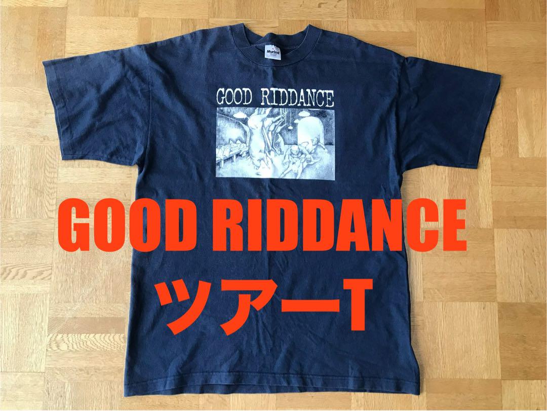 爆売り！ GOOD T ヴィンテージ 90's バンド グッドリダンス RIDDANCE ミュージシャン
