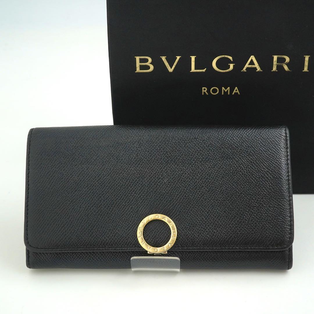 ✨新品未使用✨　BVLGARI 長財布　クラシコ　ロゴマニア　サークルロゴ
