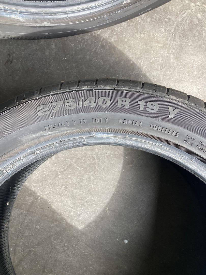 Continental 275/40 R19 タイヤ 2本