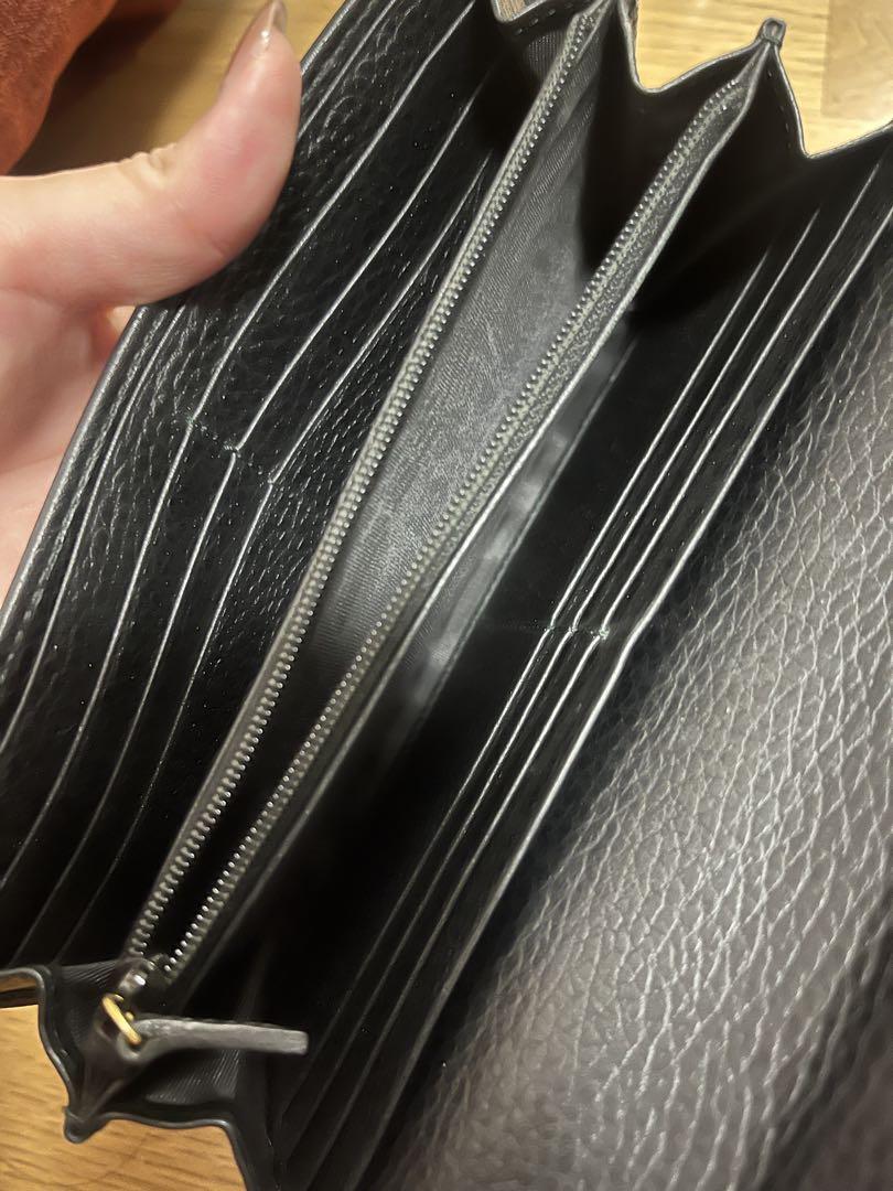 Gucci ブラックレザー 長財布