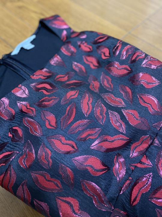 ♡美品♡ 唇柄ワンピース whGo2-m44481192339 DVF 人気格安