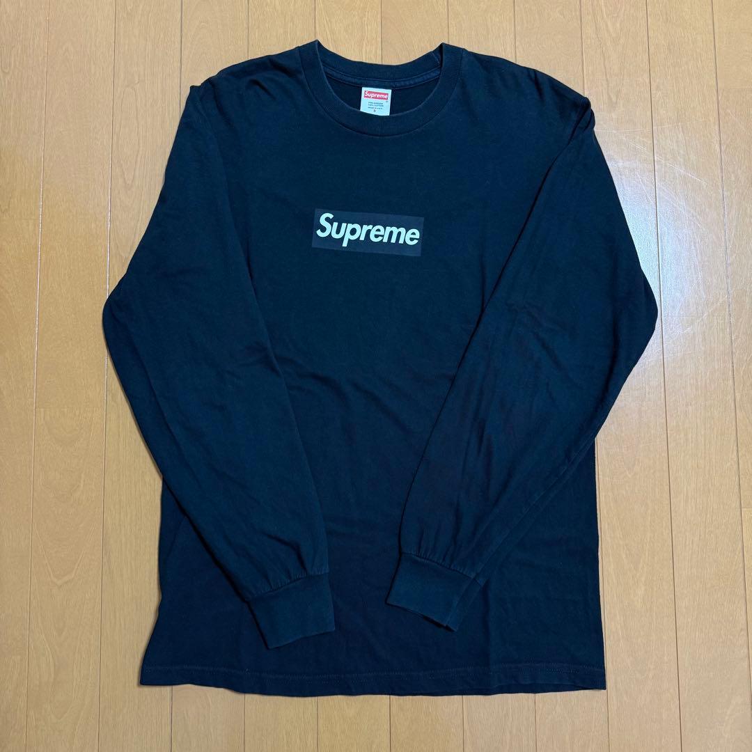 Supreme Box Logo L/S Tee ブラック S 20aw