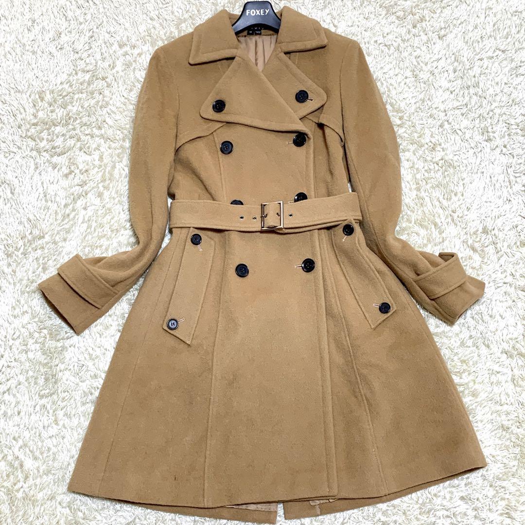theory 　セオリー 　ダブルブレスト 　カシミヤコート　ベルト　 M
