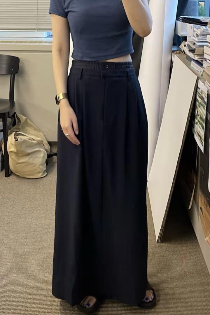 2-waist slacks SK ブラック スカート 38 リムアーク 7,654円